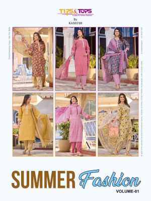 Tips and Tops by Summer Fashion cotton printed readymade suit catalogue at affordable rate readymade suit catalogs