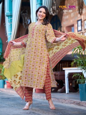 Tips and Tops by Summer fashion cotton printed readymade suit catalogue at affordable rate readymade suit catalogs