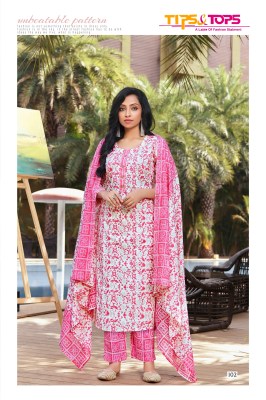 Tips and tops by Summer fashion cotton printed readymade suit catalogue at affordable rate readymade suit catalogs
