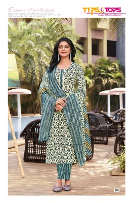 Tips and tops by Summer fashion cotton printed readymade suit catalogue at affordable rate readymade suit catalogs