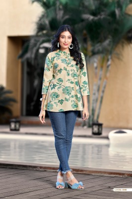 Tips tops by baby vol 2 heavy reyon printed fancy western top catalogue at low rate western wear catalogs