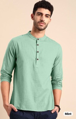 Tradition present Short Kurta for every function and celebration also casual wear mens shirt collection with low price mens t-shirt