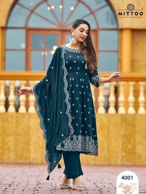 Tyohar by Mitto Reyon embroidered Printed kurti pant and dupatta catalogue at low rate readymade suit catalogs