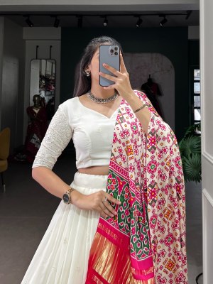 Unique lehenga Design in  Paper Mirror Work Buy Single Single