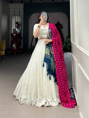 Unique lehenga Design in  Paper Mirror Work Buy Single  Single