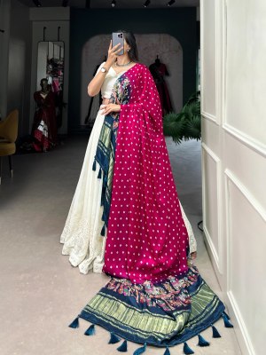 Unique lehenga Design in  Paper Mirror Work Buy Single  lehenga choli
