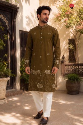 Utsav 16.0  Armani Kurta with Raymond Pyjama 