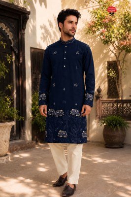 Utsav 16.0  Armani Kurta with Raymond Pyjama mens kurta