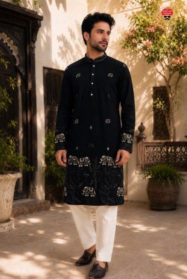 Utsav 16.0  Armani Kurta with Raymond Pyjama mens kurta