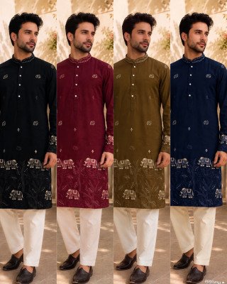 Utsav 16.0  Armani Kurta with Raymond Pyjama mens kurta