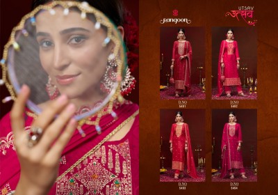 Utsav by Rangoon dola silk hand work readymade suit catalogue at affordable rate  readymade suit catalogs