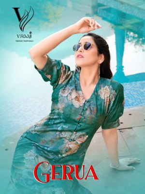 V. Raaji Launched Gerua New One Pice Tunic  Catalogue Amavi