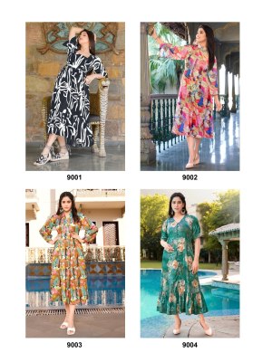 V. Raaji Launched Gerua New One Pice Tunic  Catalogue western wear catalogs