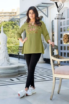 V Raaji Topsy Viscous Rayon Short Top Wholesale Kurti catalogue  kurtis catalogs