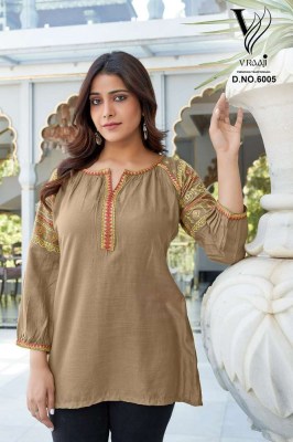 V Raaji Topsy Viscous Rayon Short Top Wholesale Kurti catalogue  kurtis catalogs