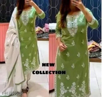 Urban Closer MF 402 Heavy Reyon Cotton Chikan Kari With Chanderi Salwar Suit Catalogue Pcs Wholesale Rate  readymade suit catalogs