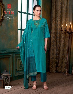 VIR Brand Viyana Vol-1 Simmer Dobby Kurti Pant with Fancy Work Dupatta kurti pant with dupatta Catalogs