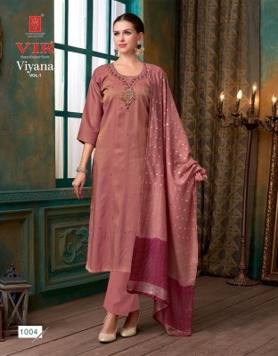 VIR Brand Viyana Vol-1 Simmer Dobby Kurti Pant with Fancy Work Dupatta kurti pant with dupatta Catalogs