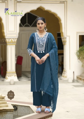 Vaani by Krissa Premium Pure Heavy linen top bottom and dupatta catalogue at affordable rate readymade suit catalogs