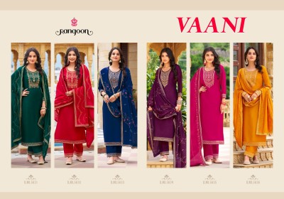 Vaani by Rangoon Silk fancy embroidered kurti pant and bottom collection at affordable rate readymade suit catalogs
