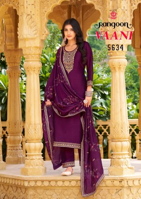 Vaani by Rangoon Silk fancy embroidered kurti pant and bottom collection at affordable rate readymade suit catalogs
