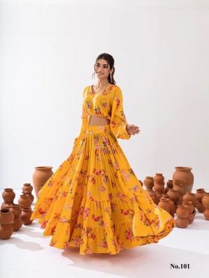 Vallari vol 1 by Lucaya stunning designer crop top with lehenga catalogue  Amavi