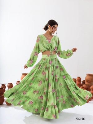 Vallari vol 1 by Lucaya stunning designer crop top with lehenga catalogue  gown catalogs