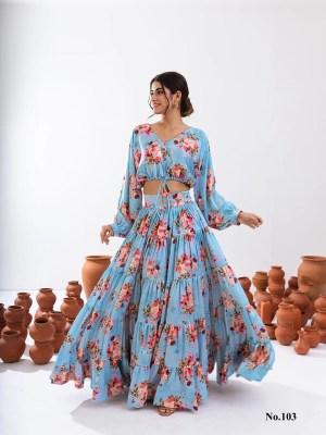Vallari vol 1 by Lucaya stunning designer crop top with lehenga catalogue  gown catalogs