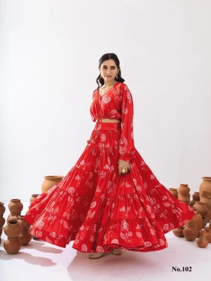 Vallari vol 1 by Lucaya stunning designer crop top with lehenga catalogue  gown catalogs