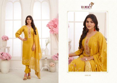 Vamika Jannat Vol 02 Elegant Heavy Viscose Silk Handworked Suit with Organza Digital Print Dupatta Wholesale kurtis catalogs