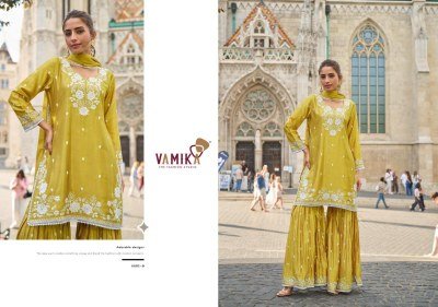 Vamika TM Anamika Vol 3  Heavy Chinon Suit Collection with Dupatta Wholesale readymade suits