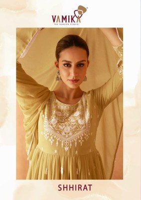 Vamika by Shhirat heavy georgette thread embroidered fancy anarkali suit catalogue at low rate Vamika nx