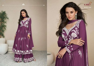 Vamika new launch lakhnavi vol 5 premium collection Kurti palazzo and dupatta set catalogue wholesale  kurtis catalogs