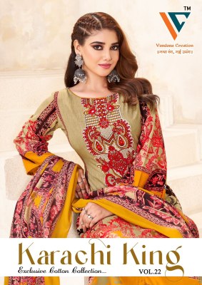Vandana Creation Karachi King Vol 22  Exclusive Unstitched Collection for Wholesale wholesale catalogs