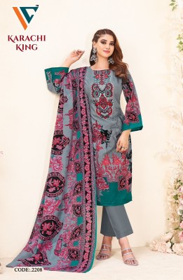 Vandana Creation Karachi King Vol 22  Exclusive Unstitched Collection for Wholesale dress material catalogs