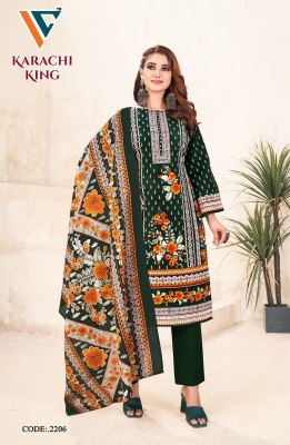 Vandana Creation Karachi King Vol 22  Exclusive Unstitched Collection for Wholesale dress material catalogs