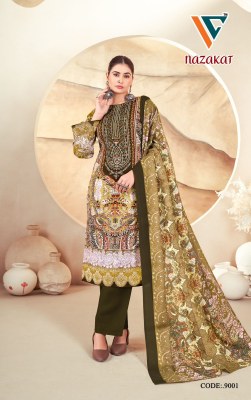 Vandana Creation Nazakat Vol 9 Unstitched Cotton Cloth Kurti Pant And Dupatta Wholesale kurtis catalogs