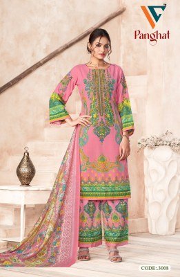 Vandana Creation Panghat Vol-03 Pakistani Print Cotton Palazzo Unstitched Suit Set Printed Palazzo, Soft Cotton Dupatta Wholesale dress material catalogs