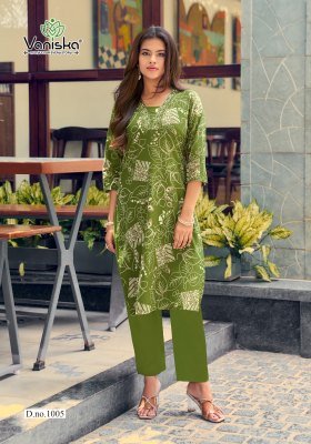 Vaniska Cotton Candy Vol 1 A-Line Cotton Kurti Pant Set (S–4XL) kurtis