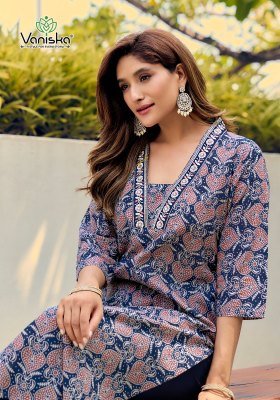 Vaniska Cotton Candy Vol 1 A-Line Cotton Kurti Pant Set (S–4XL) kurtis