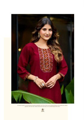 Vaniska Five Star Vol 2 Vatican Silk Kurti Heavy Embroidery Designer Kurtis Set Wholesale kurtis catalogs