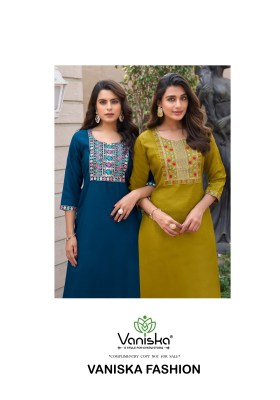 Vaniska by Candy Crush vol 1 Heavy Embroidered Fancy Kurti catalogue at affordable rate kurtis catalogs