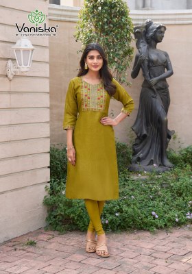 Vaniska by Candy Crush vol 1 Heavy Embroidered Fancy Kurti catalogue at affordable rate kurtis catalogs