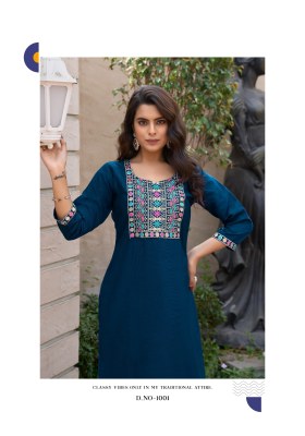 Vaniska by Candy Crush vol 1 Heavy Embroidered Fancy Kurti catalogue at affordable rate kurtis catalogs