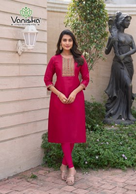 Vaniska by Candy Crush vol 1 Heavy Embroidered Fancy Kurti catalogue at affordable rate kurtis catalogs