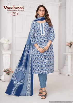 Vedika vol 1 by Vardhman pure cotton printed unstitched dress material catalogue at affordable rate Amavi
