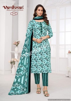 Vedika vol 1 by Vardhman pure cotton printed unstitched dress material catalogue at affordable rate salwar kameez catalogs