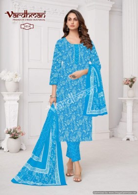 Vedika vol 1 by Vardhman pure cotton printed unstitched dress material catalogue at affordable rate salwar kameez catalogs