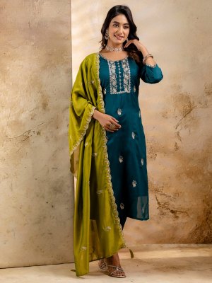 Vidisha Presented Heavy Embroidered kurti bottom and dupatta catalogue at low price Amavi