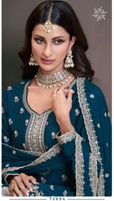 Vinay Fashion Kuleesh Saayori Design No 72691 to 72696 Designer Embordered Dress Wholesale   salwar kameez catalogs